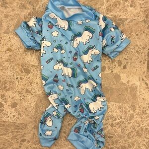 3 piece set of Small dog pajamas.. Brand New never worn or used.